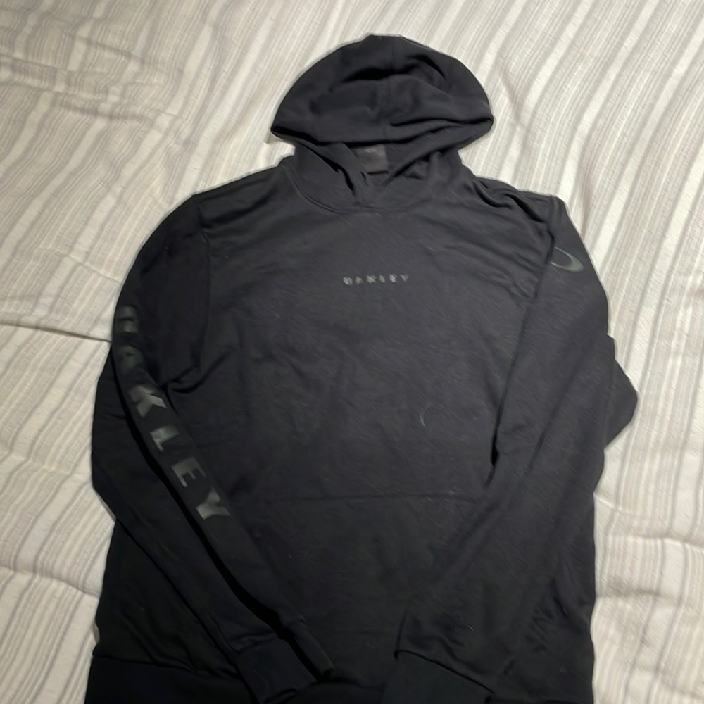 Black Oakley Hoodie Size Medium